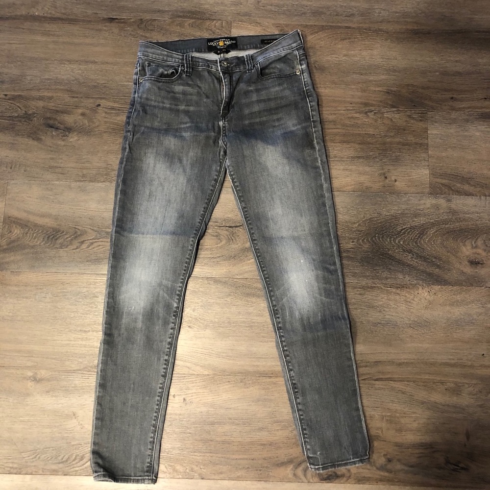 Black denim jeans
